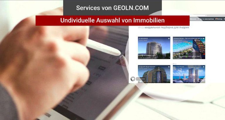 Individuelle Auswahl von Immobilien von GEOLN.COM