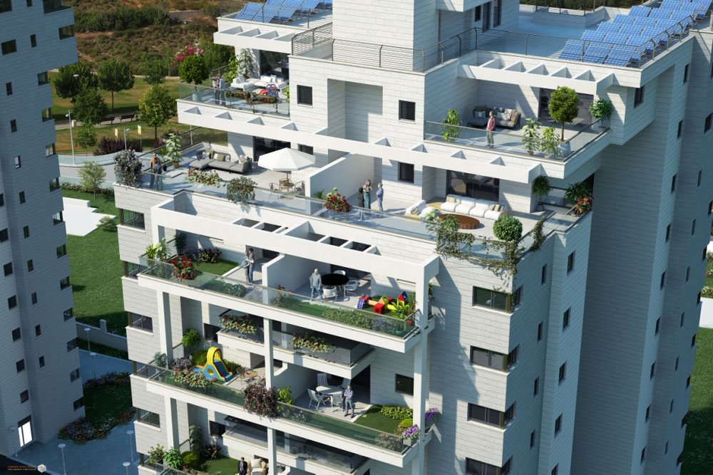 נדל"ן ב צרפתי GARDEN שלב ג' באר יעקב — עיין במנוע חיפוש הנדל"ן GEOLN.COM. תמונה 1