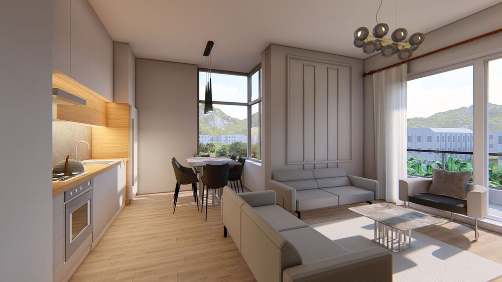 公寓 1 卧室 46 平方米，位于土耳其阿拉尼亚 — 来自开发商和业主的房地产搜索引擎 GEOLN.COM. 照片 1