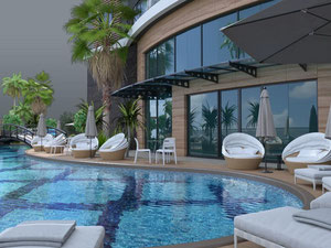 公寓 1 卧室 40 平方米，位于土耳其阿拉尼亚 — 来自开发商和业主的房地产搜索引擎 GEOLN.COM. 照片 2