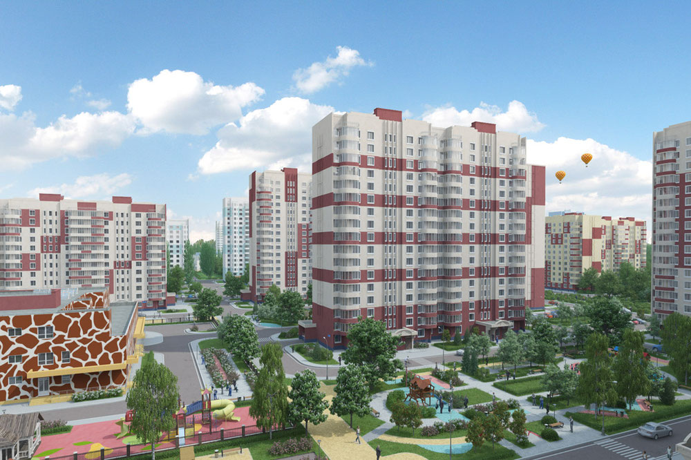 房地产在 Novyye Vatutinki — Kvartal Tsentralnyy — look at the real estate search engine GEOLN.COM. 照片 1