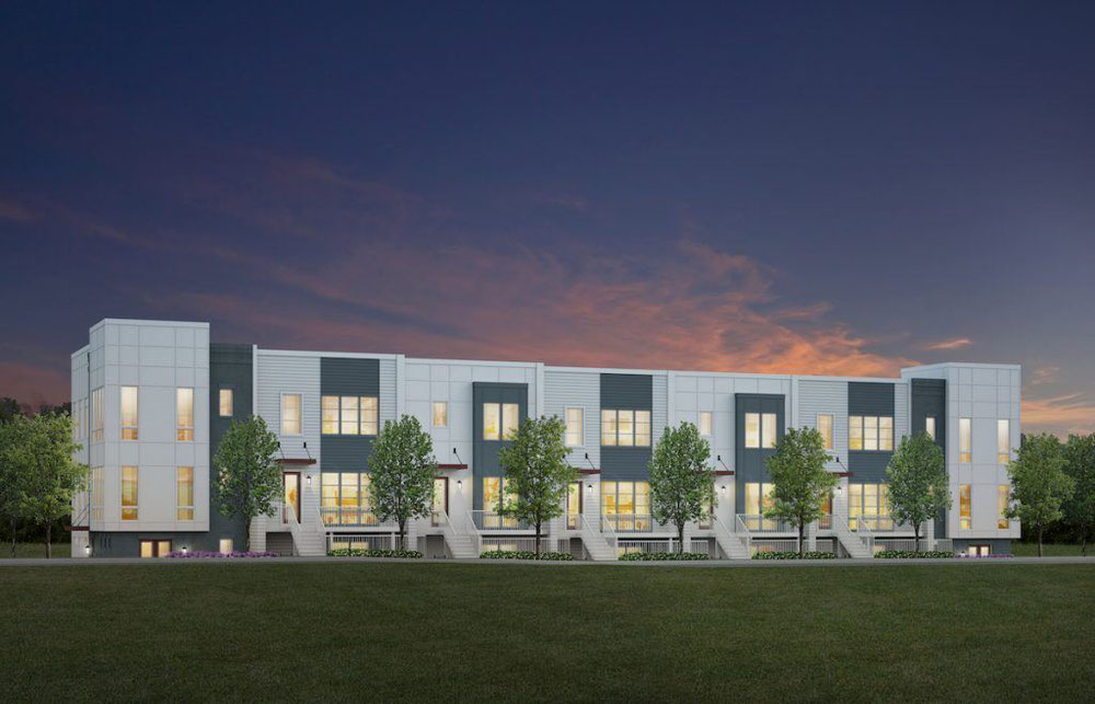 Real estate in Oliver Street Townhomes — look at the real estate search engine GEOLN.COM. Photo 1