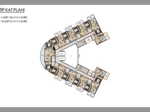 公寓 1 卧室 56 平方米，位于土耳其阿拉尼亚 — 来自开发商和业主的房地产搜索引擎 GEOLN.COM. 照片 16