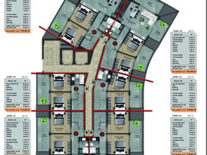 公寓 1 卧室 53 平方米，位于土耳其阿拉尼亚 — 来自开发商和业主的房地产搜索引擎 GEOLN.COM. 照片 77