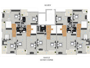 公寓 1 卧室 49 平方米，位于土耳其阿拉尼亚 — 来自开发商和业主的房地产搜索引擎 GEOLN.COM. 照片 24