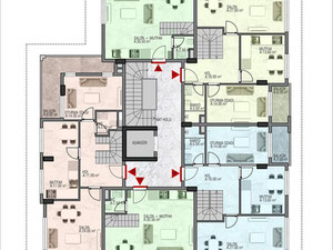 公寓 1 卧室 43 平方米，位于土耳其阿拉尼亚 — 来自开发商和业主的房地产搜索引擎 GEOLN.COM. 照片 28