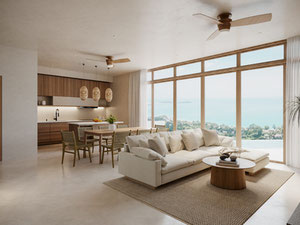 Willa z basenem na jednym poziomie, 3 sypialnie, z widokiem na morze i tropikalny las — Wyszukiwarka nieruchomości od deweloperów i właścicieli GEOLN.COM. Zdjęcie 7