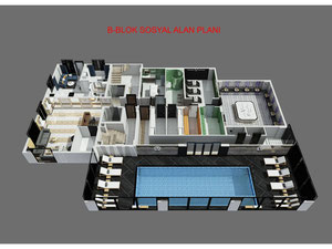 公寓 1 卧室 50 平方米，位于土耳其阿拉尼亚 — 来自开发商和业主的房地产搜索引擎 GEOLN.COM. 照片 123