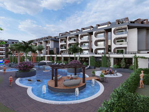 2 卧室公寓 93 平方米，位于土耳其阿拉尼亚 — 来自开发商和业主的房地产搜索引擎 GEOLN.COM. 照片 7