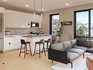 房地产在 The Mezz — look at the real estate search engine GEOLN.COM. 照片 3