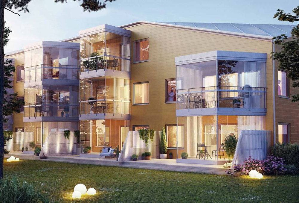 Real estate in Offerhallsparken — look at the real estate search engine GEOLN.COM. Photo 1