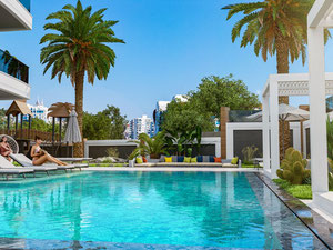 公寓 1 卧室 175 平方米，位于土耳其阿拉尼亚 — 来自开发商和业主的房地产搜索引擎 GEOLN.COM. 照片 11