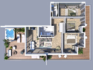 房地产在 Mziuri Gardens — look at the real estate search engine GEOLN.COM. 照片 16