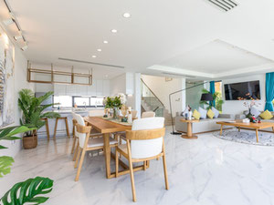 双层泳池别墅 3 卧室，带家具和海景 — 来自开发商和业主的房地产搜索引擎 GEOLN.COM. 照片 13