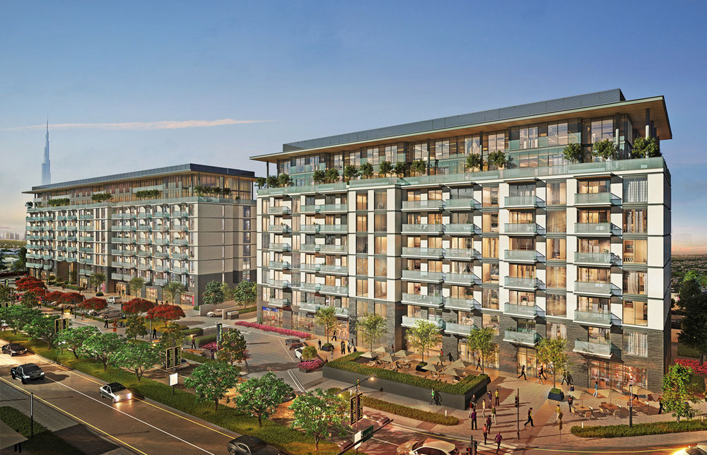 Real estate in Sobha Hartland Greens Apartments — look at the real estate search engine GEOLN.COM. Photo 1