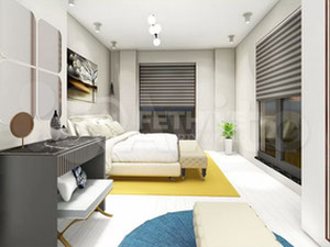 现代、宽敞、明亮的土耳其海景别墅 — 来自开发商和业主的房地产搜索引擎 GEOLN.COM. 照片 13