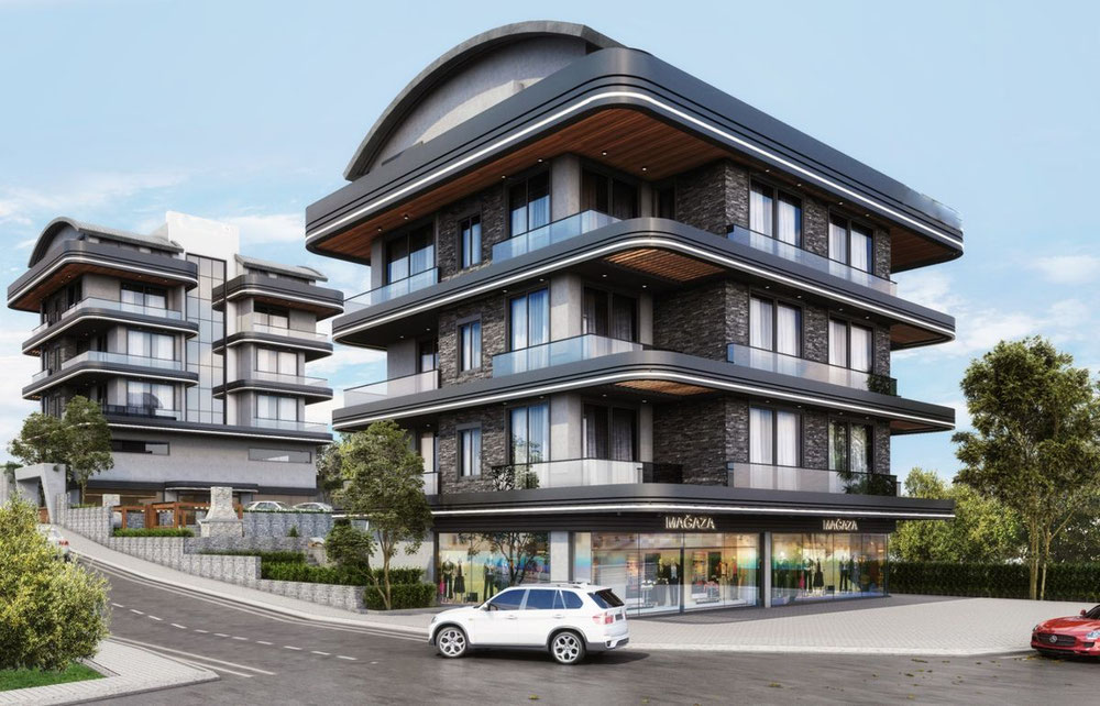 ბინა 1 ოთახიანი 40 მ² ალანიაში, თურქეთი — უძრავი ქონების ყიდვა და მფლო ბელებისგან GEOLN.COM. ფოტო 1