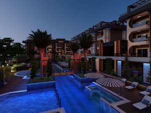 2 卧室公寓 93 平方米，位于土耳其阿拉尼亚 — 来自开发商和业主的房地产搜索引擎 GEOLN.COM. 照片 29