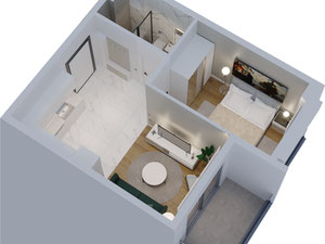 公寓 1 卧室 51 平方米，位于土耳其阿拉尼亚 — 来自开发商和业主的房地产搜索引擎 GEOLN.COM. 照片 14