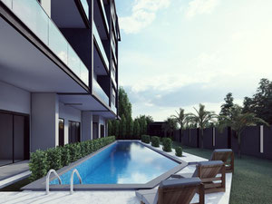 公寓 1 卧室 49 平方米，位于土耳其阿拉尼亚 — 来自开发商和业主的房地产搜索引擎 GEOLN.COM. 照片 4