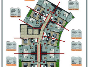 公寓 1 卧室 53 平方米，位于土耳其阿拉尼亚 — 来自开发商和业主的房地产搜索引擎 GEOLN.COM. 照片 81