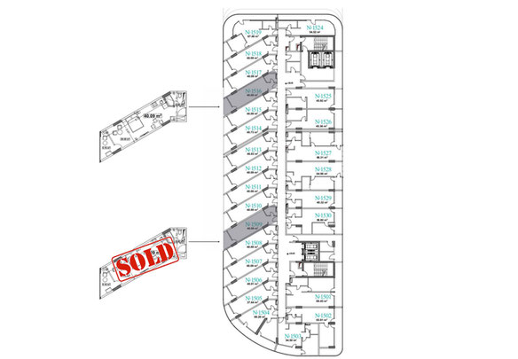 Оптима Резиденс – Студія з балконом під ключ, готова до заселення