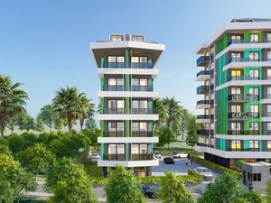 公寓 2 卧室 105 平方米，位于土耳其阿拉尼亚 — 来自开发商和业主的房地产搜索引擎 GEOLN.COM. 照片 6