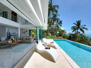 მოდერნული 4 საძინებელი აუზის ვილა პანორამული ოკეანის ხედით ჩავენგში — უძრავი ქონების ყიდვა და მფლო ბელებისგან GEOLN.COM. ფოტო 47