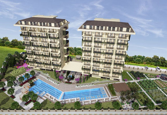 Апартаменти 1 спальня 50 м² в Аланії, Туреччина