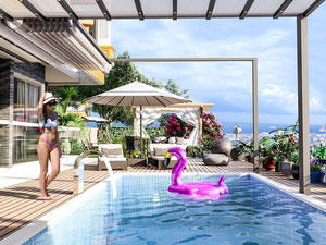 公寓 1 卧室 46 平方米，位于土耳其阿拉尼亚 — 来自开发商和业主的房地产搜索引擎 GEOLN.COM. 照片 17