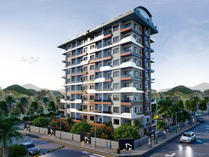 公寓 1 卧室 40 平方米，位于土耳其阿拉尼亚 — 来自开发商和业主的房地产搜索引擎 GEOLN.COM. 照片 9