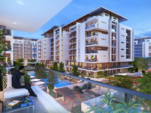 Real estate in Sobha Hartland Greens Apartments — look at the real estate search engine GEOLN.COM. Photo 2