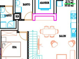 NA SPRZEDAŻ OD WŁAŚCICIELA, NOWY, Z OGRZEWANIEM PODŁOGOWYM, SUPER LUKSUSOWY DUBLEKS 3+1 — Wyszukiwarka nieruchomości od deweloperów i właścicieli GEOLN.COM. Zdjęcie 10