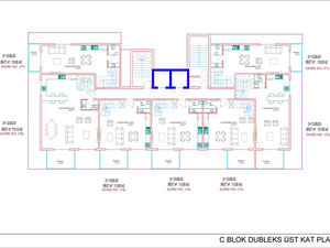 公寓 55 平方米，位于土耳其阿拉尼亚 — 来自开发商和业主的房地产搜索引擎 GEOLN.COM. 照片 42