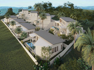 Willa z basenem na jednym poziomie, 3 sypialnie, z widokiem na morze i tropikalny las — Wyszukiwarka nieruchomości od deweloperów i właścicieli GEOLN.COM. Zdjęcie 10