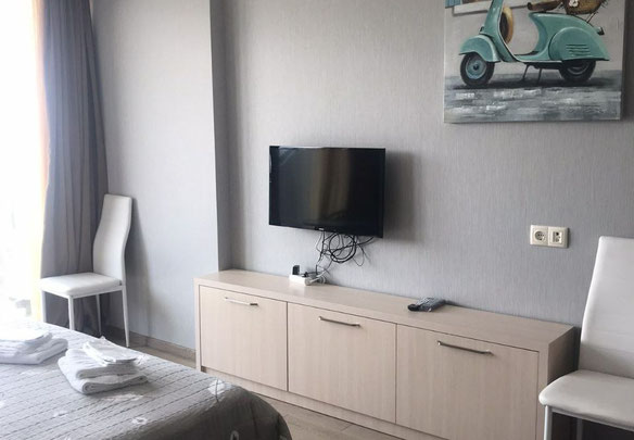 Apartments for sale on the 20th floor in the apart-hotel Orbi Beach Tower.