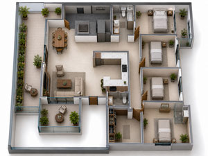 66 m² balkonlu 6 odalı mini penthouse, Karmiel (Har Carmi) — Sahiplerden yada inşaatcilardan mülkiyet arama GEOLN.COM. Fotoğraf 11