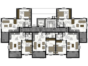 公寓 1 卧室 55 平方米，位于土耳其阿拉尼亚 — 来自开发商和业主的房地产搜索引擎 GEOLN.COM. 照片 13