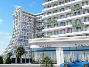 公寓 55 平方米，位于土耳其阿拉尼亚 — 来自开发商和业主的房地产搜索引擎 GEOLN.COM. 照片 10