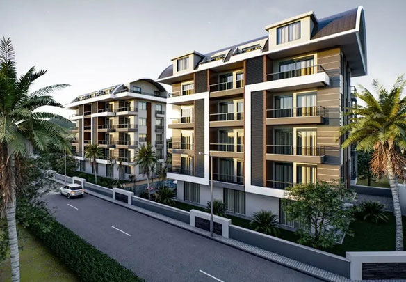 Piso 1 habitación 52 m² en Alanya