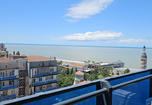 Studio z widokiem na morze w bloku C Orbi City