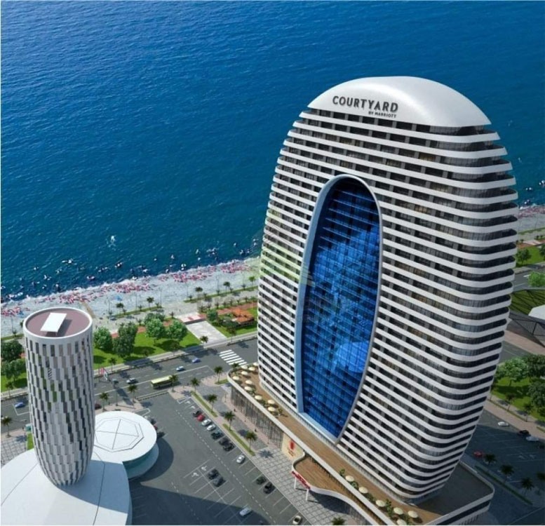 Courtyard Marriott Batumi 出售两室公寓 — 来自开发商和业主的房地产搜索引擎 GEOLN.COM. 照片 1