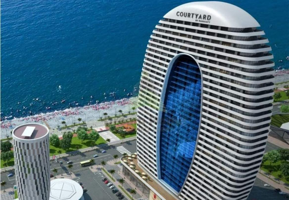 דירת 2 חדרים למכירה בקוטיארד מריוט באטומי