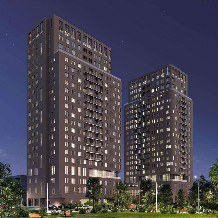 房地产在 Twin House in Lyubertsy — look at the real estate search engine GEOLN.COM. 照片 1