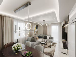 公寓 1 卧室 52 平方米，位于土耳其阿拉尼亚 — 来自开发商和业主的房地产搜索引擎 GEOLN.COM. 照片 7