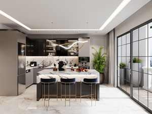 Real estate in %45 PEŞİNAT OTEL KONSEPTİNDE LANSMAN FİYATIYLA 1+1 PROJE!! — look at the real estate search engine GEOLN.COM. Photo 16