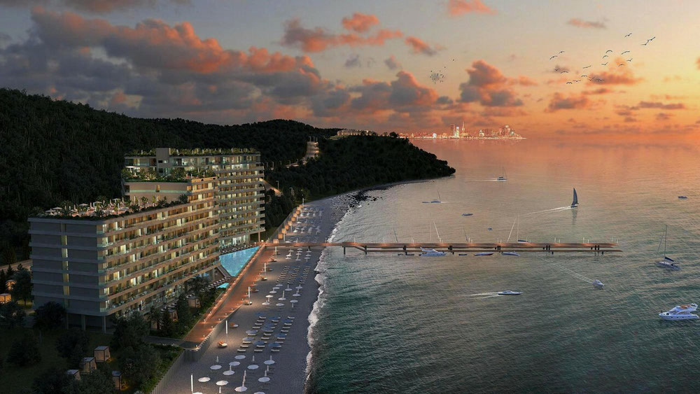 出售位于Bamboo Beach Tsikhisdziri的公寓 — 来自开发商和业主的房地产搜索引擎 GEOLN.COM. 照片 1