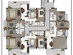 公寓 2 卧室 110 平方米，位于土耳其阿拉尼亚 — 来自开发商和业主的房地产搜索引擎 GEOLN.COM. 照片 5
