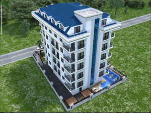 ბინა 1 ოთახიანი 51 მ² ალანიაში, თურქეთი — უძრავი ქონების ყიდვა და მფლო ბელებისგან GEOLN.COM. ფოტო 9