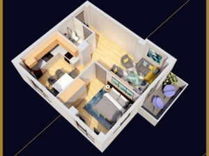 2 pokojowe mieszkanie na sprzedaż — Wyszukiwarka nieruchomości od deweloperów i właścicieli GEOLN.COM. Zdjęcie 2